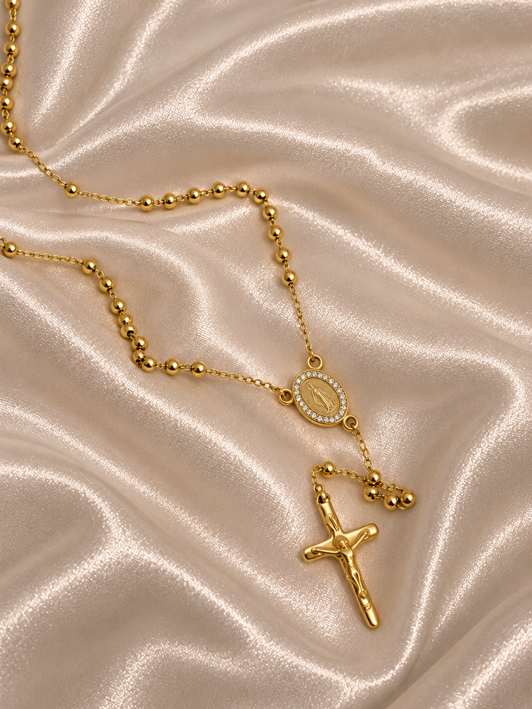 Rosario de Fe Necklace