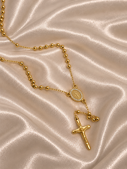 Rosario de Fe Necklace