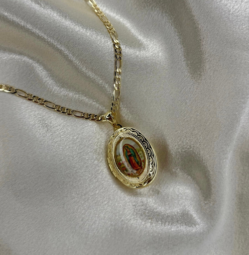 Virgencita Keepsake Locket Necklace
